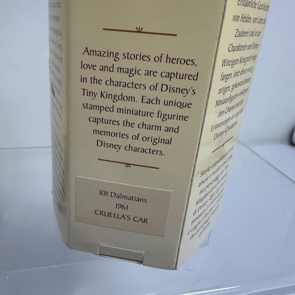 Disneys Tiny Kingdom 101 Dalmatians 1961 Cruellas Car Miniature Figurine - Picture 3 of 6
